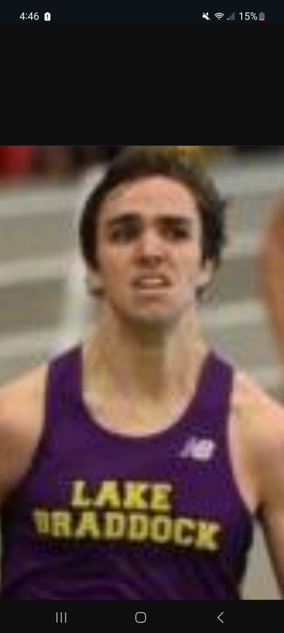 A picture of Ben running